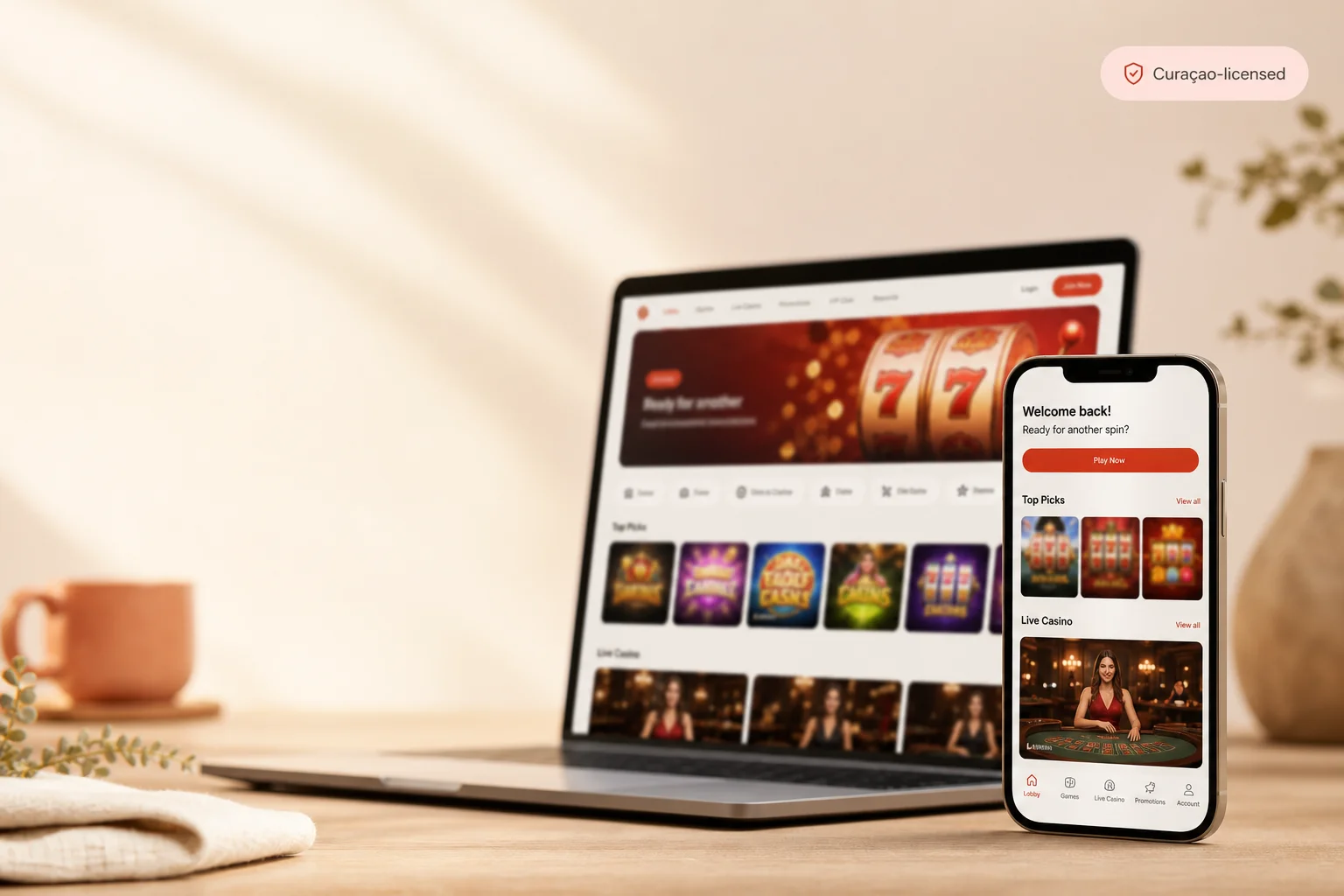 Lucky Ones Casino — online casino lobby